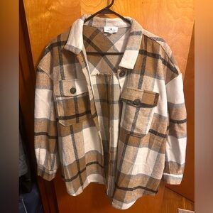 Plaid shacket